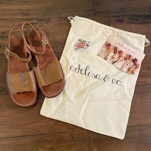 Adelisa & Co. Brown Bella Leather sandals